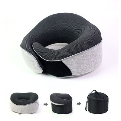 Maschera per gli occhi in schiuma di memoria e cuscino per il collo Set di cuscino portatile di raffreddamento U Design cuscino da viaggio