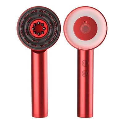 Apparecchi di massaggio a vibrazione per la terapia della luce argento rosso per la crescita dei capelli e la salute del cuoio capelluto