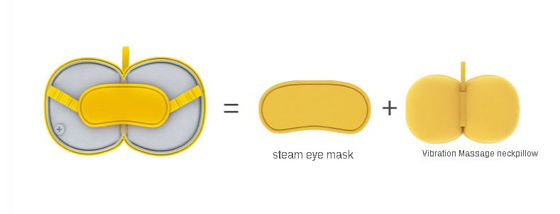 USB Timer Maschera per gli occhi a vapore cuscino da massaggio multifunzionale per il rilassamento del collo e delle spalle