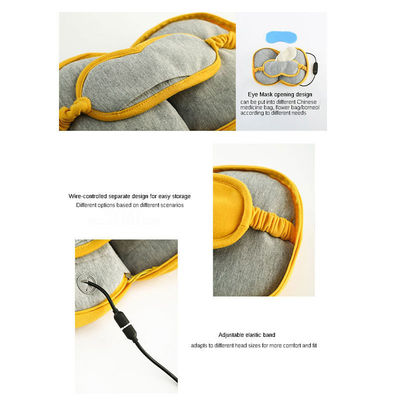 USB Timer Maschera per gli occhi a vapore cuscino da massaggio multifunzionale per il rilassamento del collo e delle spalle
