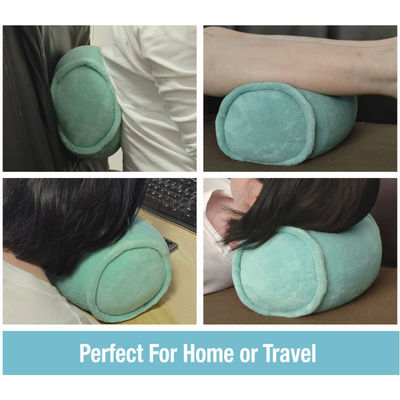 Vibrating Massage Roll Pillow per terapia Massaggio collo schiena braccia gambe cuscino di relax elettrico