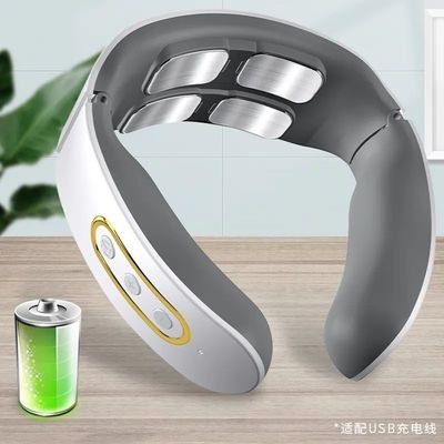 Massaggiatore elettrico intelligente per il collo con funzione di controllo del tempo e corrente di ricarica di 500 mA