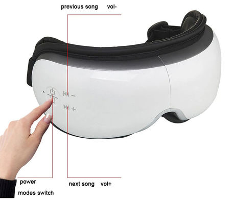 Funzione musicale Massaggio elettrico Smart pressione dell'aria caldo riscaldato vibrazione massaggiatore oculare