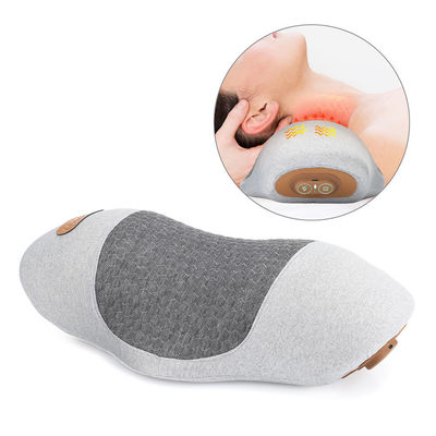 Colore personalizzato elettrico compressione a caldo vibrazione massaggiatore del collo cuscino per alleviare il dolore