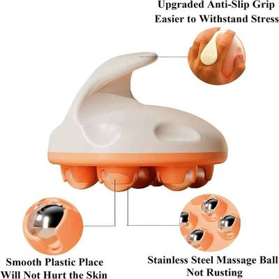 Muscolo schiena collo articolazione piede spalla gamba bruciamento del grasso corpo massaggio strumento di modellazione pancia coscia polpa magro massaggiatore a rulli 3D