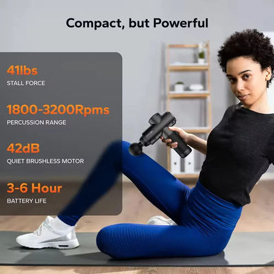 12 velocità Vibrazione Timing Control Massaggio pistola per fitness e rilassamento muscolare