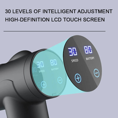 Funzione di controllo del tempo USB Tipo-C pistola di massaggio elettrica per massaggio del corpo professionale