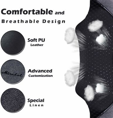 Dc 12v Pu pelle Smart spalla collo massaggiatore controllo del tempo