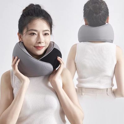 Fisioterapia a infrarossi raffreddamento U-Shape Travel Neck Pillow Set per aerei schiuma di memoria