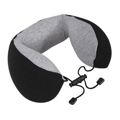 Massaggio rilassante a forma di U Memoria schiuma cuscino per il collo di viaggio con batteria da 2000 mAh