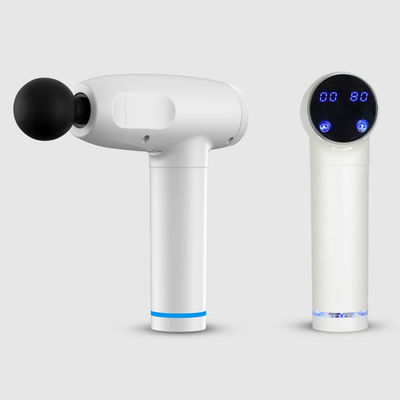 Massaggio del corpo Mini pistola di massaggio muscolare con 6 teste di massaggio e funzione di controllo del tempo