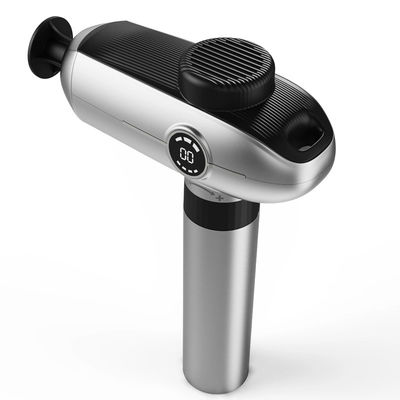 Massaggiatore a schermo LCD Vibrazione 30 velocità Mini Massaggio pistola per il rilassamento del corpo intero