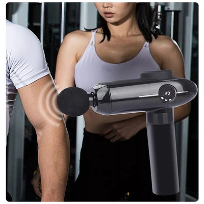 Massaggiatore a schermo LCD Vibrazione 30 velocità Mini Massaggio pistola per il rilassamento del corpo intero