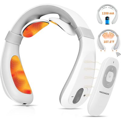 Innovativo mini massaggiatore elettrico del collo con telecomando intelligente 18,5X17X6,5 cm
