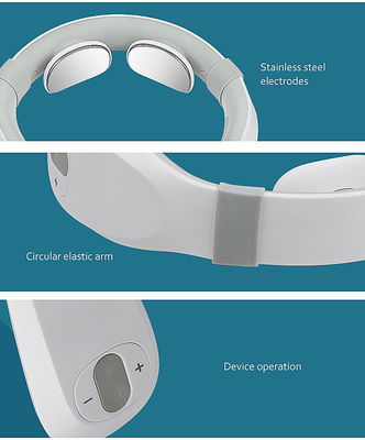 Innovativo mini massaggiatore elettrico del collo con telecomando intelligente 18,5X17X6,5 cm