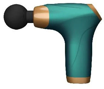 Pistola per massaggio a percussione per la terapia e il recupero dei tessuti profondi fasciali caldi