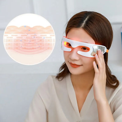Macchina per la cura della pelle facciale a LED Terapia a luce rossa Maschera massaggiatore oculare per dispositivi intelligenti wireless