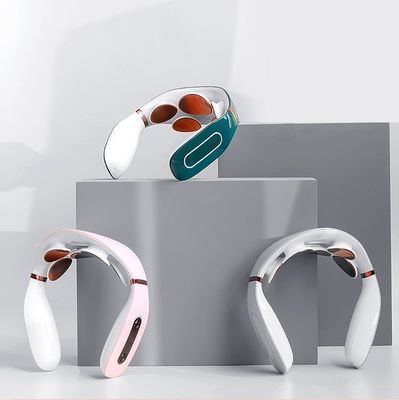 Massaggio TNES Display OLED a impulso elettrico Voice Broadcast Remote Control Massaggiatore del collo