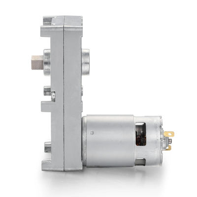 Motore di ingranaggi universale a 12 V a corrente continua ad alta coppia a basse rotazioni (Low RPM Universal 12V DC Gear Motor Model IP 44 Protection Spur Gear Design)