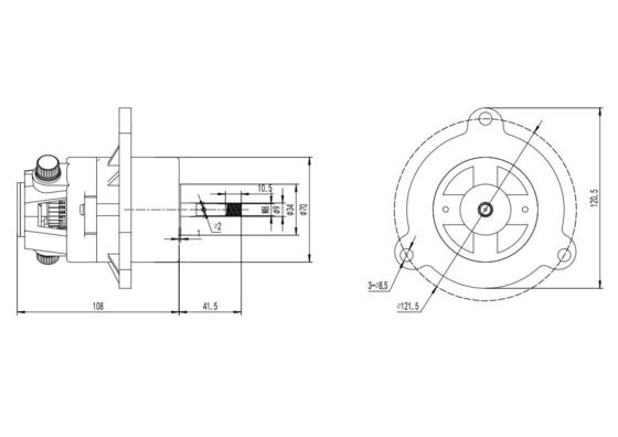 110V/220-230V Motore elettrico a corrente alternata monofase per tapis roulant 50/60Hz 4000 giri al minuto a prova di goccia