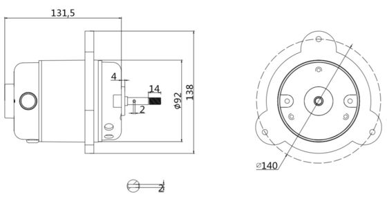 Alto coppia 4000 giri al minuto 8000 giri al giorno 40w 110/120V AC Motor monofase per cintura di ginnastica