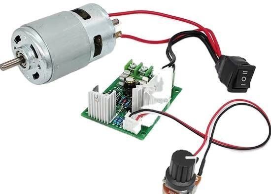 Motore a corrente continua a doppia sfera impermeabile con cuscinetto PMDC elettrico a spazzola senza spazzola per frequenza 50Hz