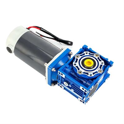 Motore elettrico a corrente continua a spazzola da 6w-300w con motore a corrente continua NMRV Worm Gear Box 12V/24V/48V 60mm-104mm