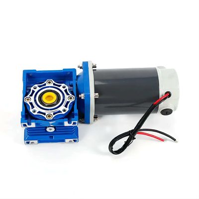 Motore elettrico a corrente continua a spazzola da 6w-300w con motore a corrente continua NMRV Worm Gear Box 12V/24V/48V 60mm-104mm