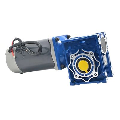 Motore elettrico a corrente continua a spazzola da 6w-300w con motore a corrente continua NMRV Worm Gear Box 12V/24V/48V 60mm-104mm