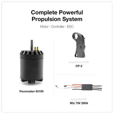 Magnete permanente 4kw Potenza di uscita Piccolo motore a corrente continua senza spazzole per surfboard elettrico