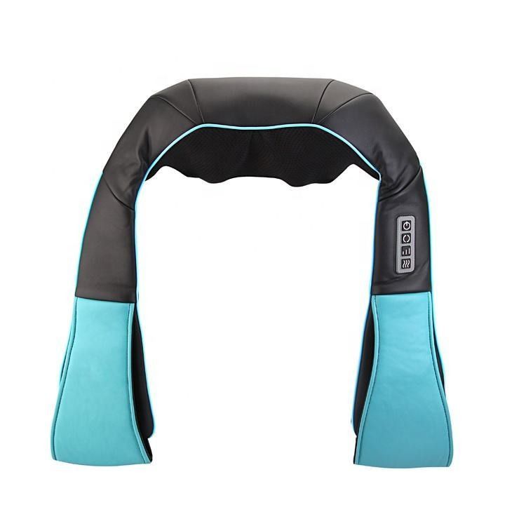 Massaggio a cuscino a 25W elettrico a corpo intero con massaggio a tessuto profondo a ginocchio Shiatsu Spalla e collo massaggiatore con calore