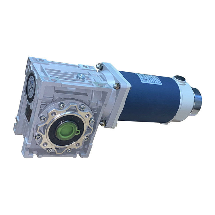 80mm 250W/300W Alta coppia Worm Gear Motore elettrico a corrente continua 12V 24V per la macchina ad angolo retto